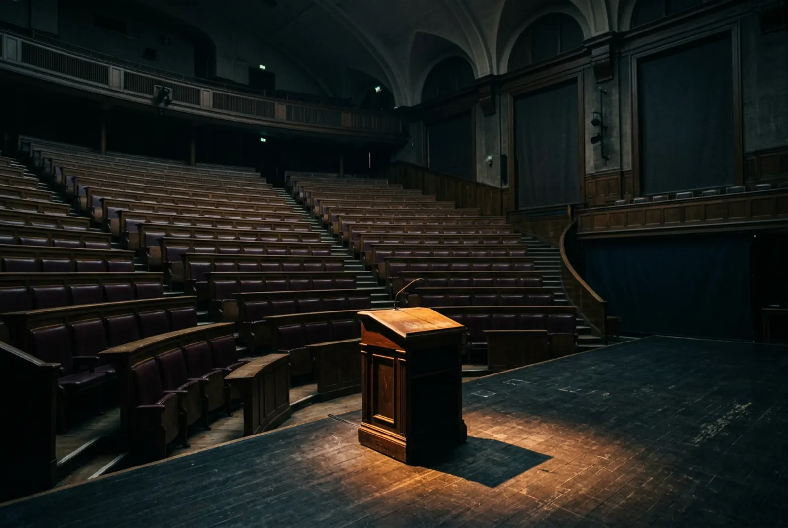 The final lecture of an eight-year deanship.